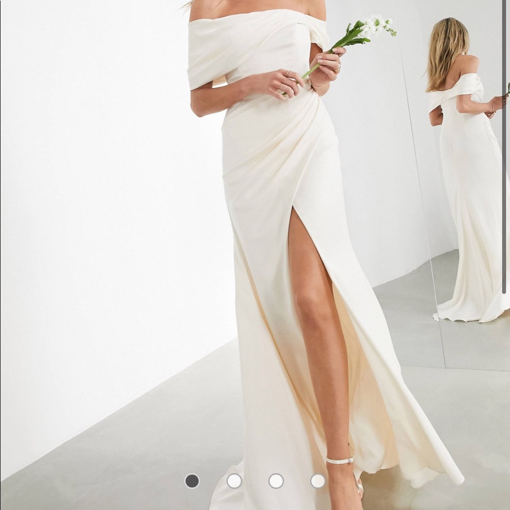 ASOS BEATRICE BARDOT BRIDAL GOWN